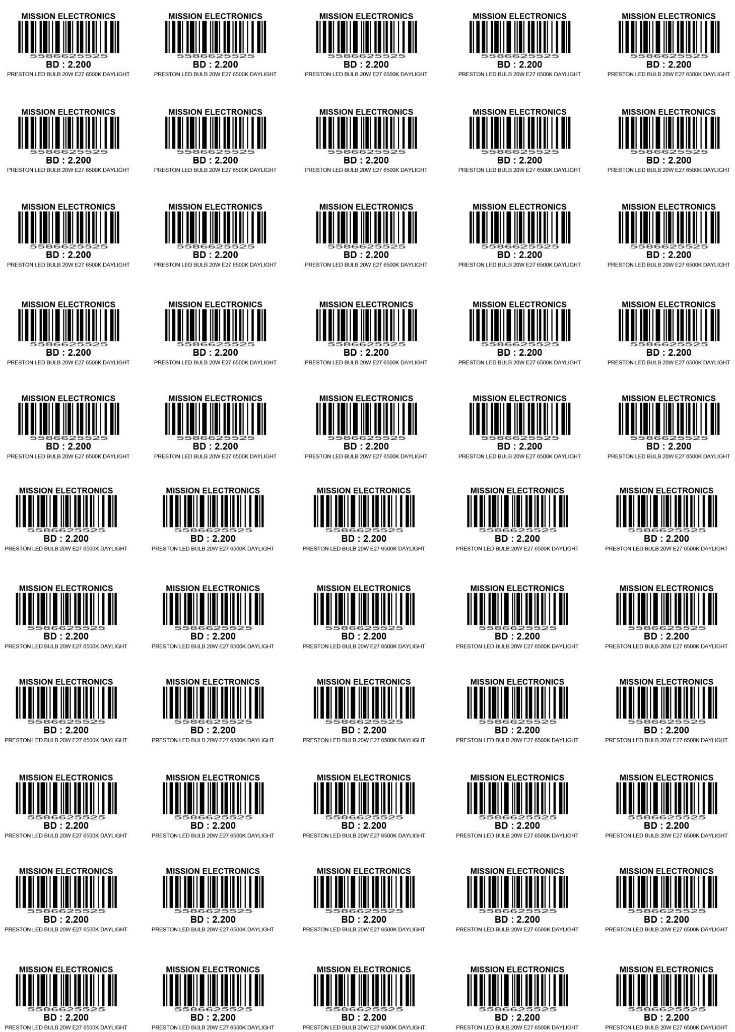 Barcode Templates