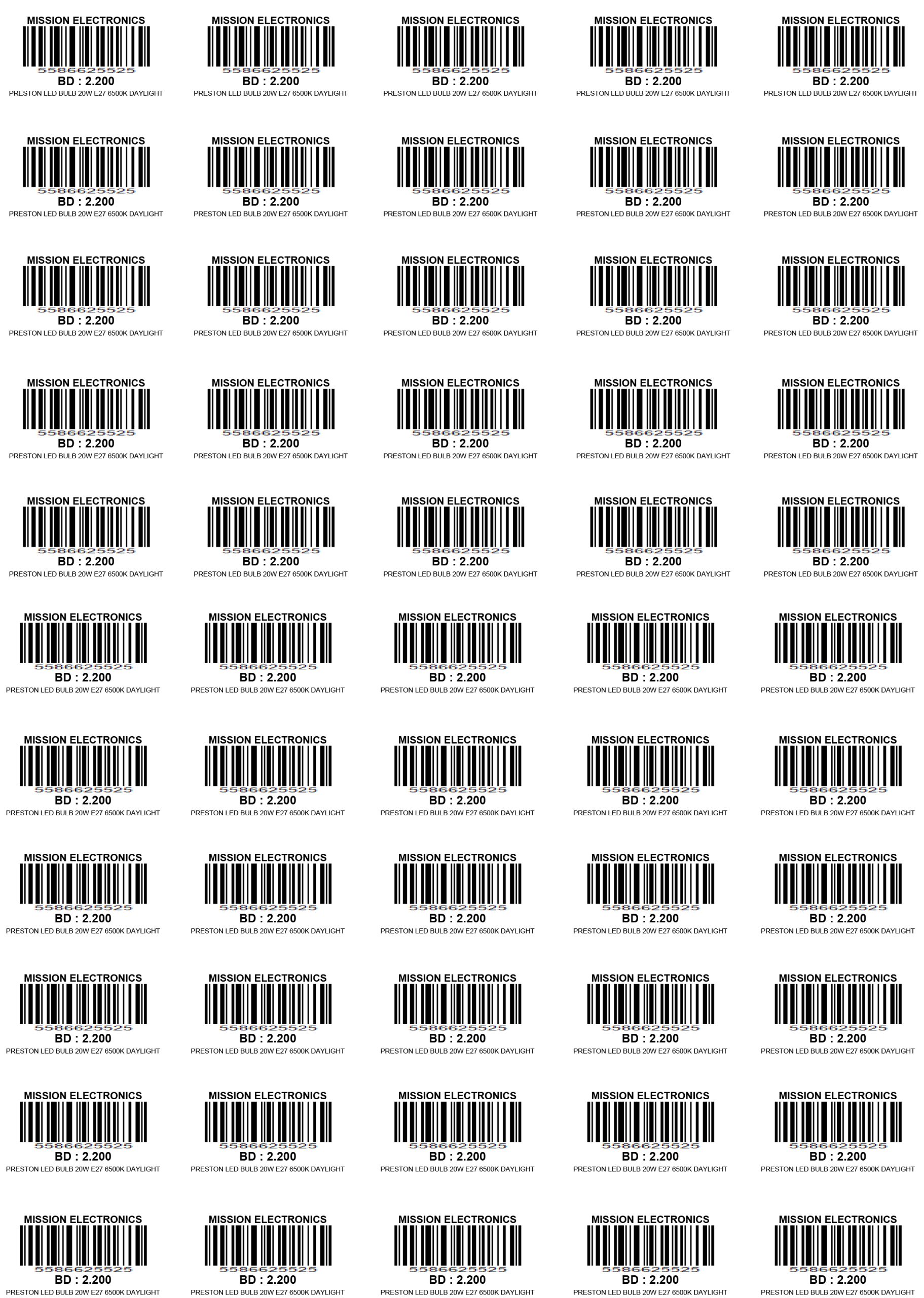 Barcode Templates